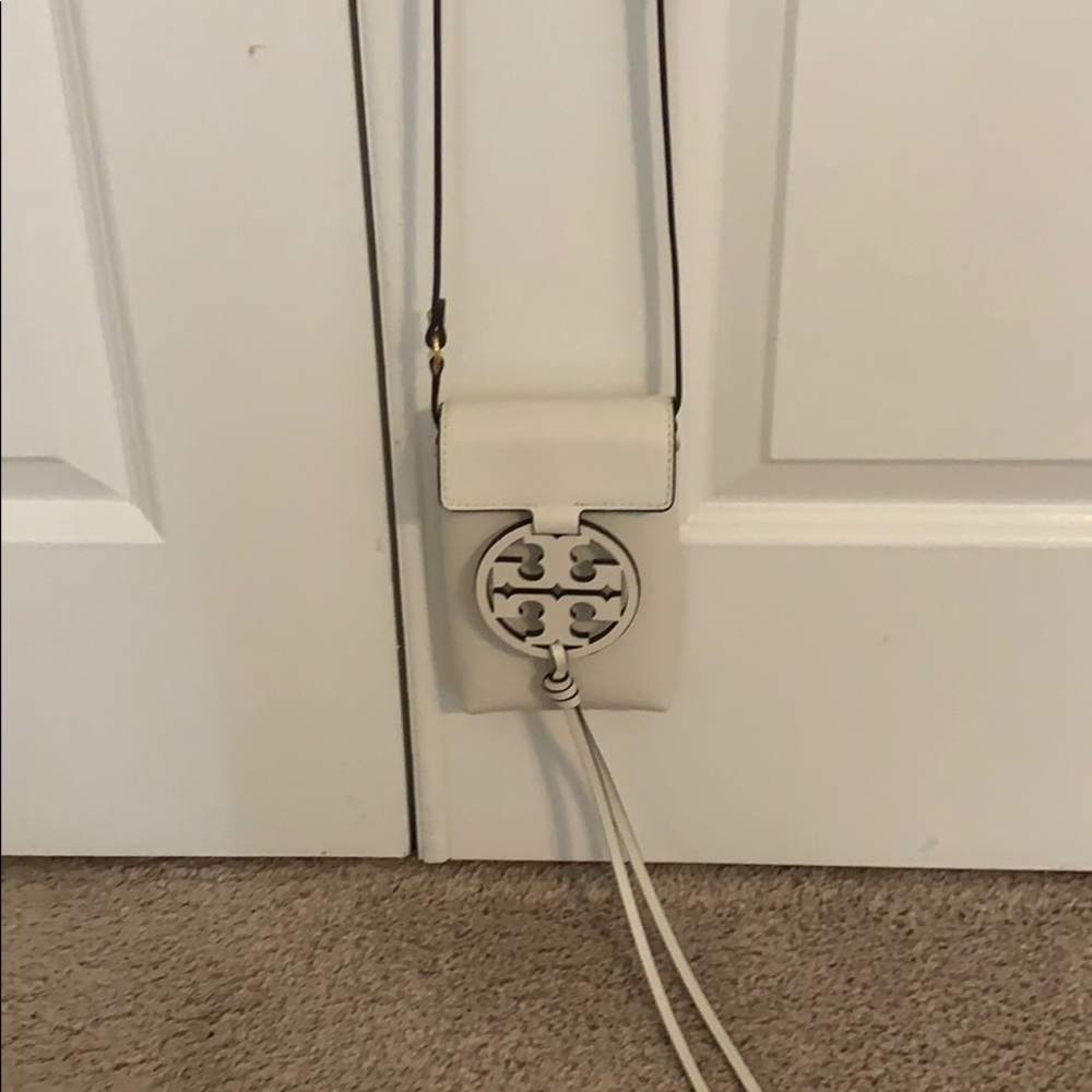 Off white/Cream Tory Burch Phone Miller Crossbody